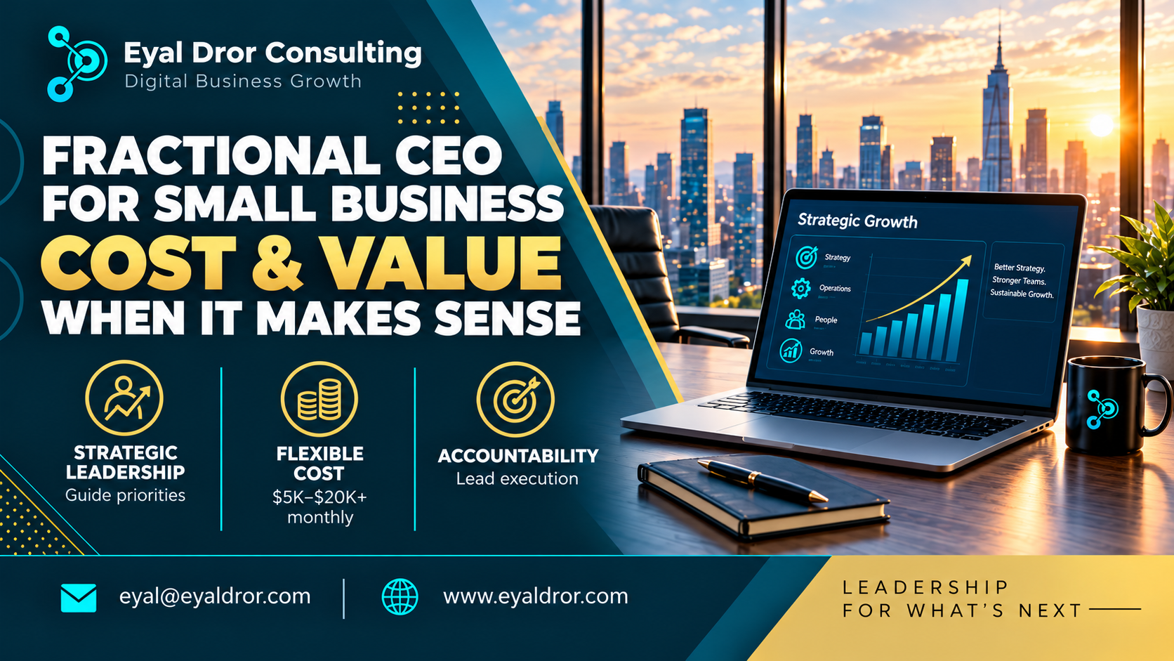 Fractional CEO for Small Business: What It Costs and When It Makes Sense