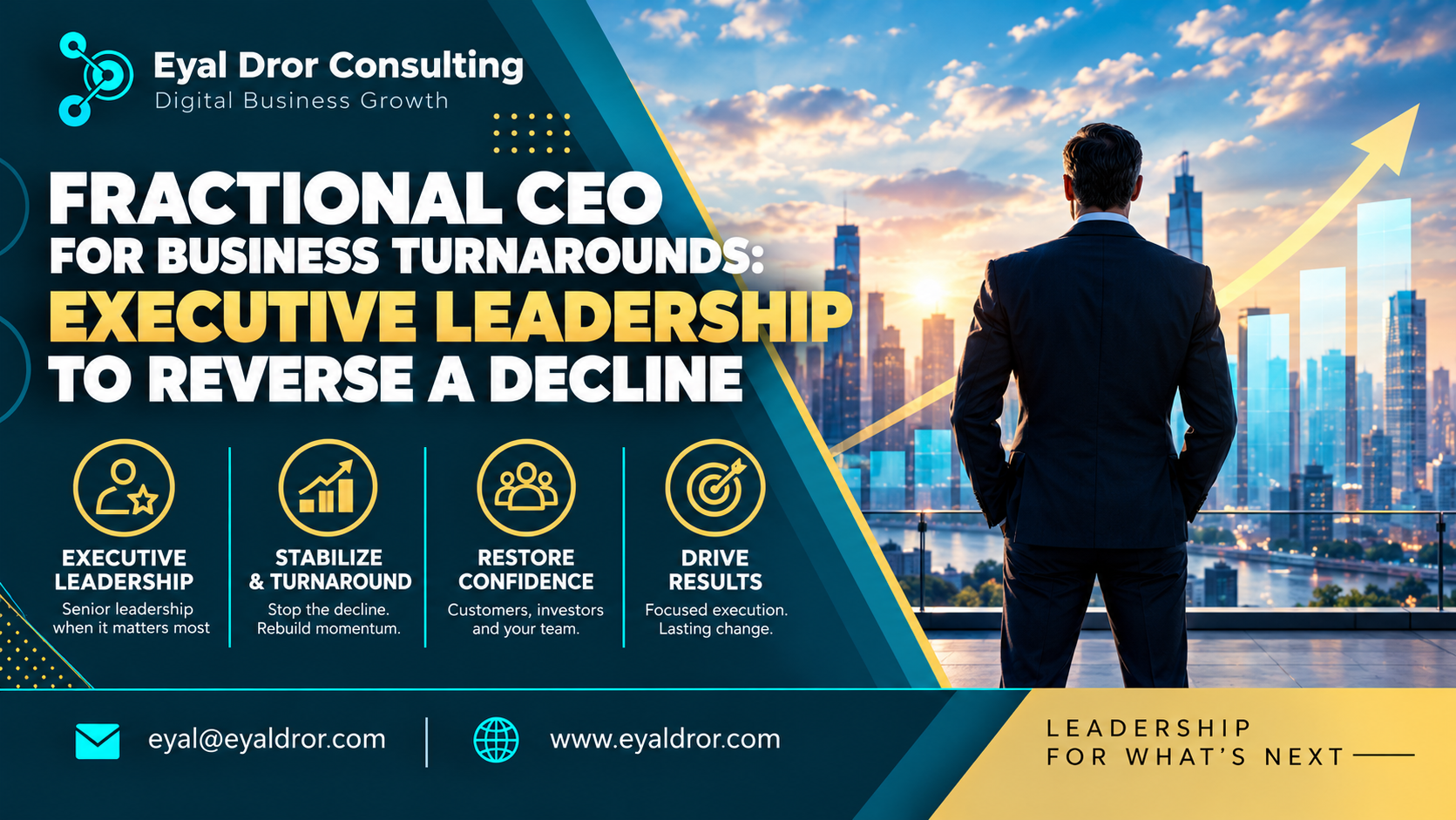 Fractional CEO for Business Turnarounds: Executive Leadership to Reverse a Decline