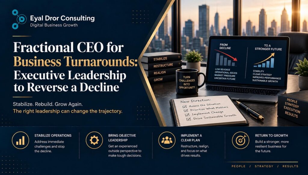 Fractional CEO for Business Turnarounds