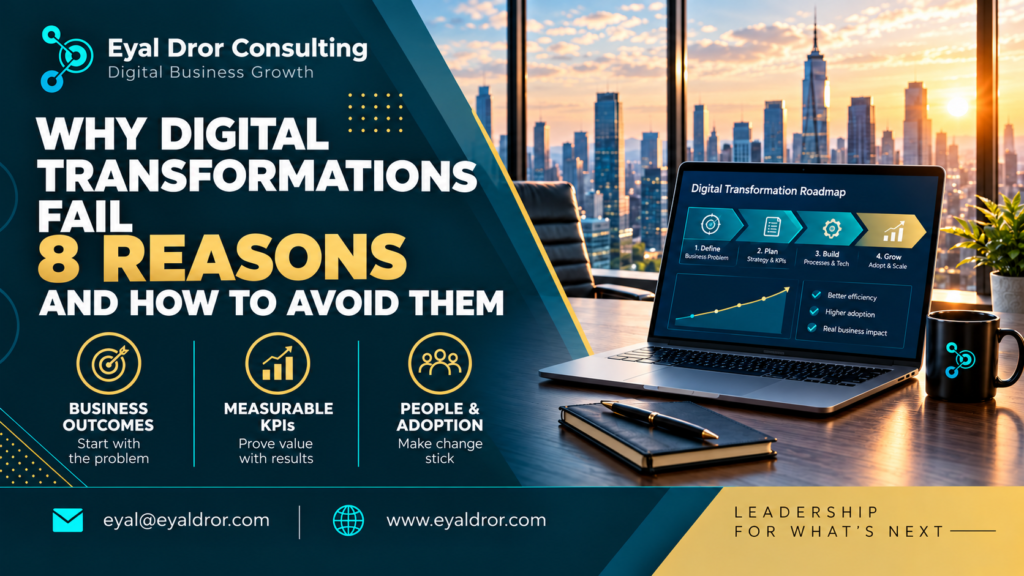 Why Digital Transformations Fail: 8 Reasons and How to Avoid Them